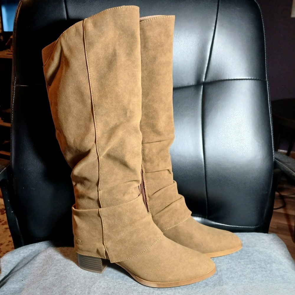 Life Stride Soft System Faux‎ Suede Boots Size 7.5 Delilah